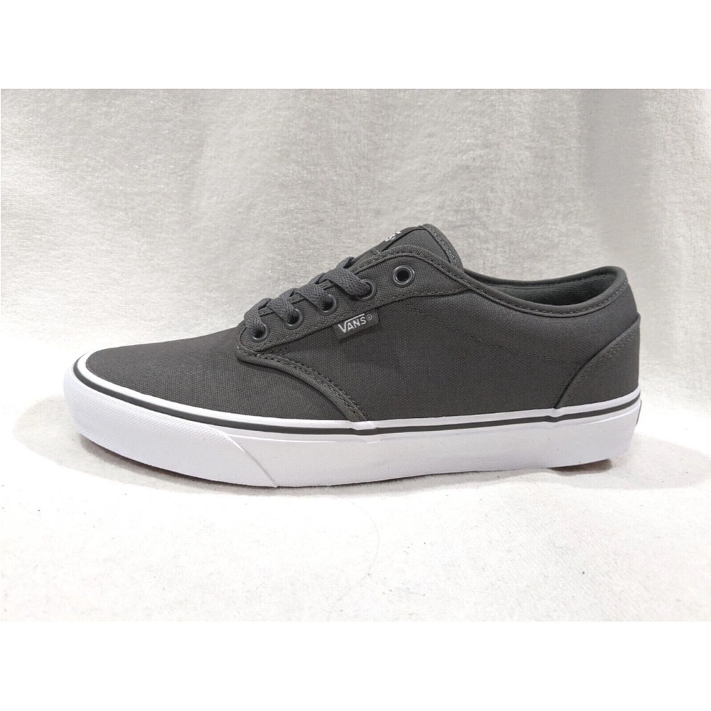Van’s -atwood -Canvas shoes men’s size 11 NWT pewter / white